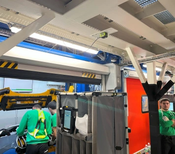 Systém identifikace dílů prostřednictvím Zebra FS40